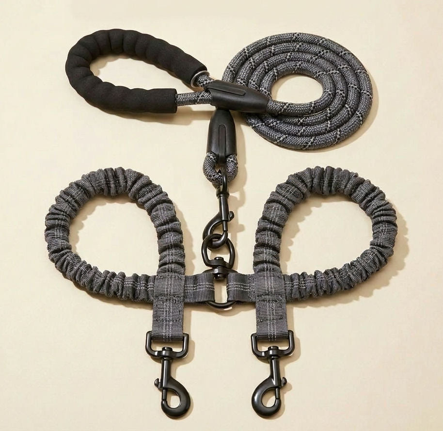 TandemTails™ 360° Double Dog Leash