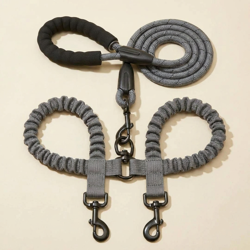 TandemTails™ 360° Double Dog Leash