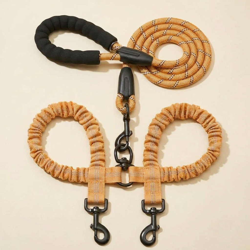 TandemTails™ 360° Double Dog Leash