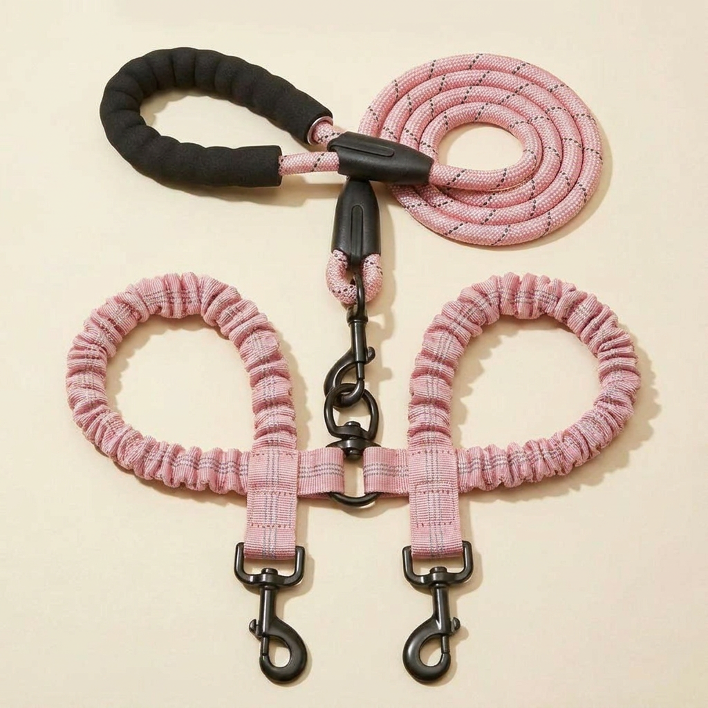 TandemTails™ 360° Double Dog Leash