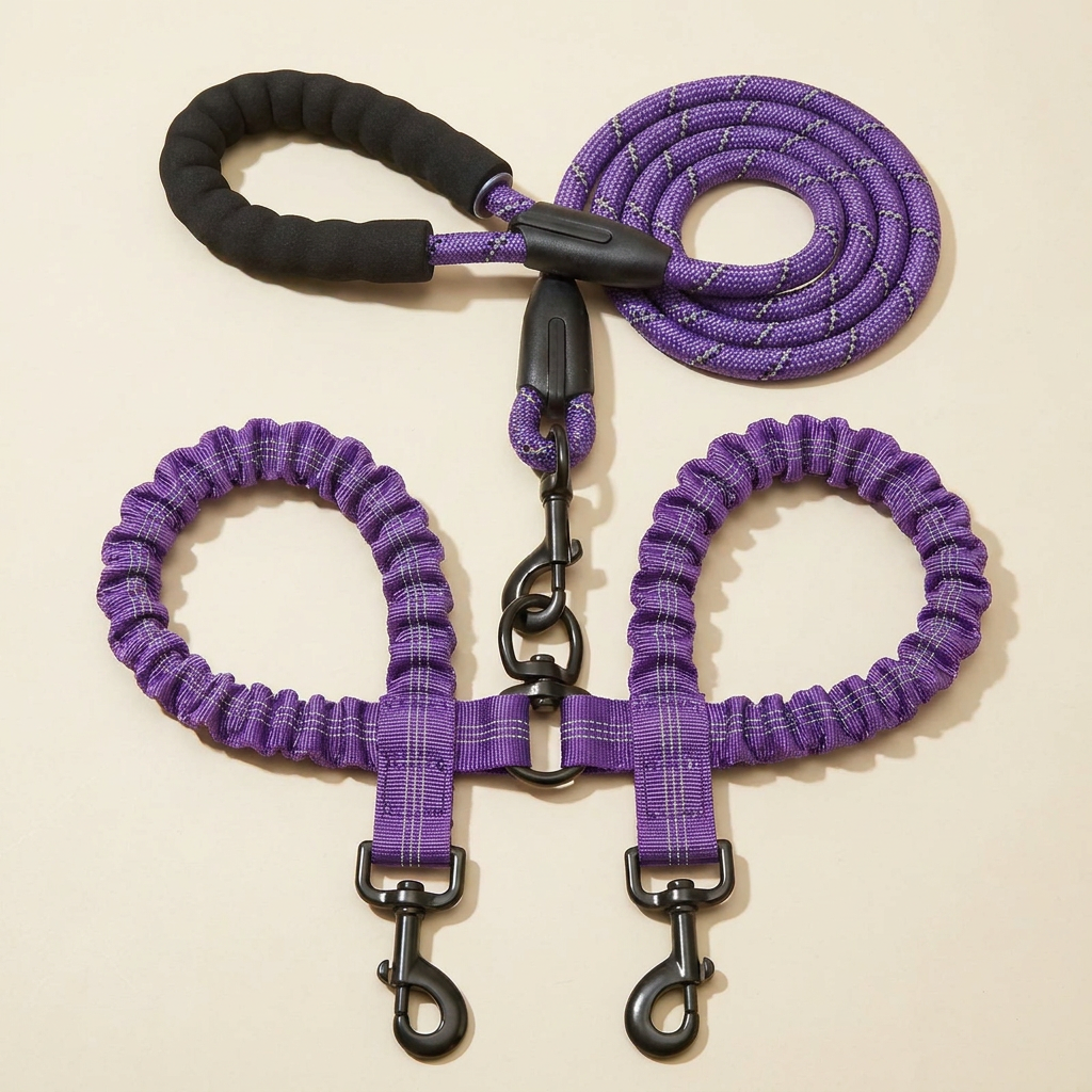 TandemTails™ 360° Double Dog Leash